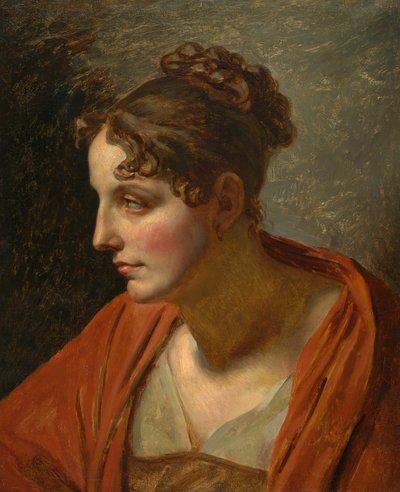 Testa di una donna, c. 1810 da Unbekannt
