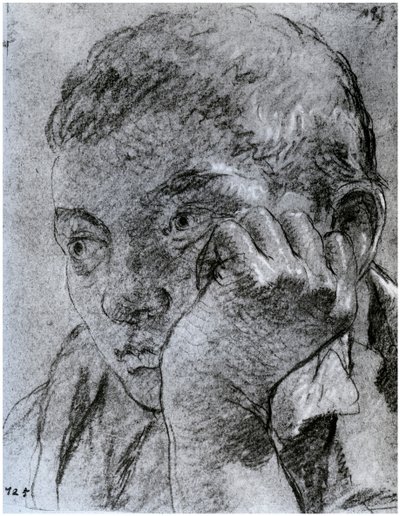 Testa di un Giovane, c. 1750-1753 da Unbekannt