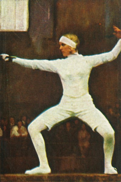 Helene Mayer, campionessa mondiale di scherma tedesca, 1928 da Unbekannt