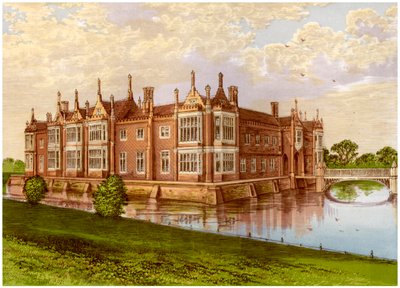 Helmingham Hall, Suffolk, casa del barone Tollemache, c1880 da Unbekannt