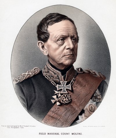 Helmuth Karl Bernhard, Conte von Moltke, generale e statista prussiano, c1880 da Unbekannt