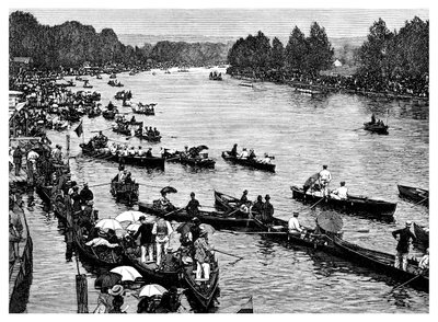 Regata di Henley, Oxfordshire, 1882 da Unbekannt