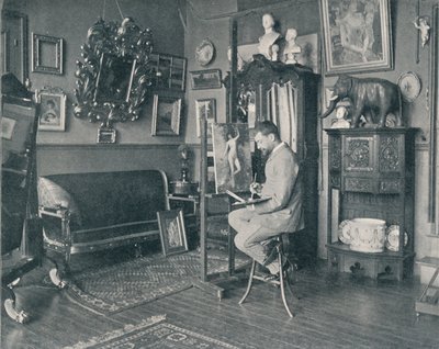 Henri Gervex nel suo studio da Unbekannt