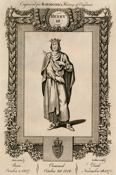 Enrico III, 1207-1272, c1787 da Unbekannt