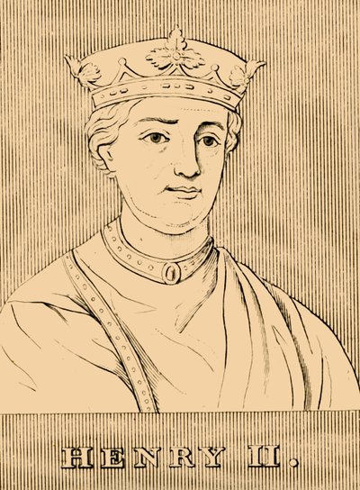 Enrico II, 1133-1189, 1830 da Unbekannt