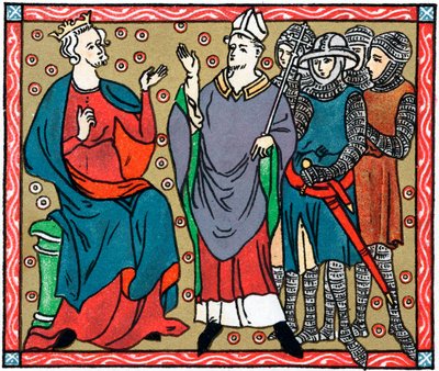 Enrico II e Tommaso Becket da Unbekannt