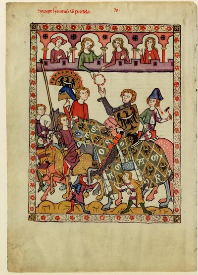 Enrico IV Probus, Duca di Slesia-Wroclaw dal Codex Manesse, tra il 1305 e il 1340 da Unbekannt