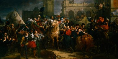 Enrico IV di Francia entra a Parigi, 22 marzo 1594 XIX secolo da Unbekannt
