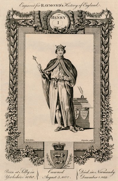 Enrico I, 1068-1135, c1787 da Unbekannt