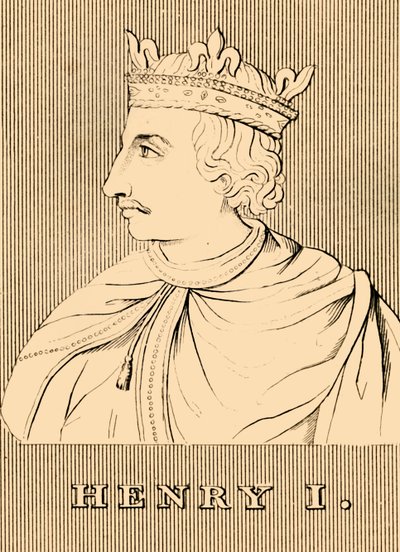 Enrico I, c1068-1135, 1830 da Unbekannt
