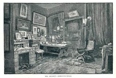 Il camerino di Henry Irving da Unbekannt