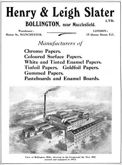 Henry & Leigh Slater Ltd. - pubblicità, 1916 da Unbekannt