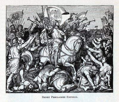 Enrico proclamato imperatore, 1882 da Unbekannt