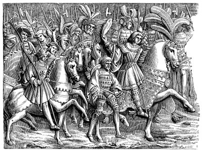 Enrico VIII nel Campo del Drappo d
