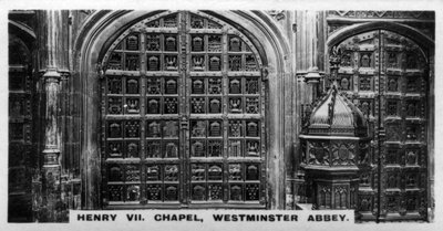 Cappella di Enrico VII, Abbazia di Westminster, Londra, c1920s da Unbekannt
