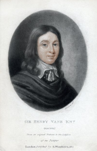 Henry Vane il Giovane, statista e membro del Parlamento, 1811 da Unbekannt