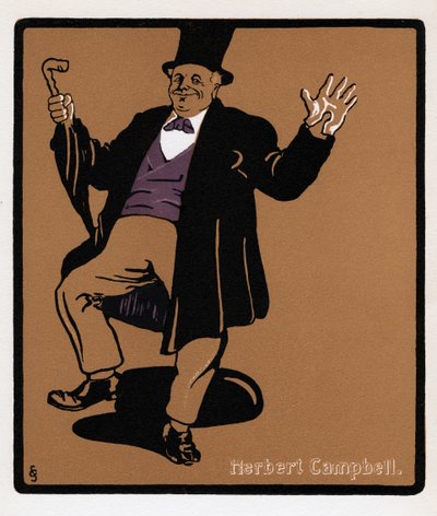 Herbert Campbell, comico di Drury Lane, XIX secolo da Unbekannt