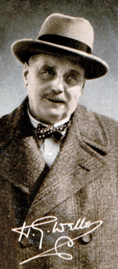 Herbert George HG Wells, scrittore inglese da Unbekannt