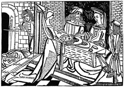 Erodiade con la testa di Giovanni Battista, 1488 1964 da Unbekannt