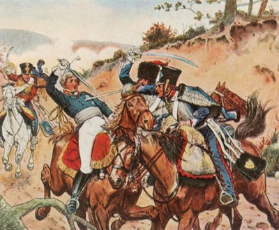 Morte eroica del Principe Luigi Ferdinando di Prussia a Saalfeld, 10 ottobre 1806, 1936 da Unbekannt