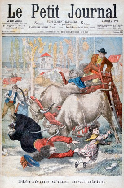 Eroismo di un insegnante, 1902 da Unbekannt