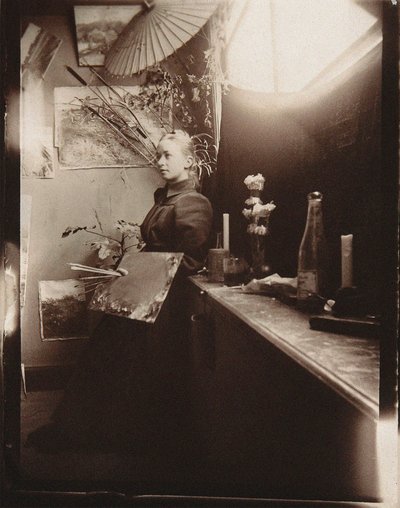 Hilma af Klint alla Kungliga Akademien di Stoccolma, 1885 da Unbekannt