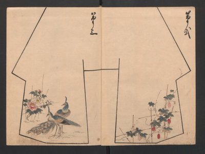 Hinagata cho Libro modello, XIX secolo da Unbekannt