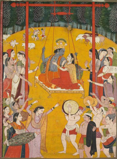 Hindola Raga, c. 1790-1800 da Unbekannt