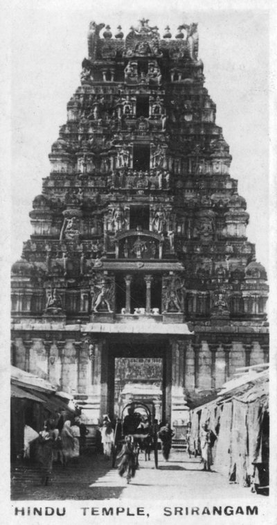 Tempio indù, Srirangam, India, c1925 da Unbekannt