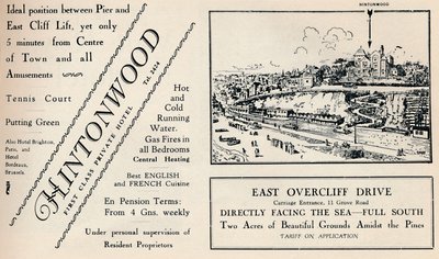 Hintonwood - Hotel privato di prima classe, 1929 da Unbekannt