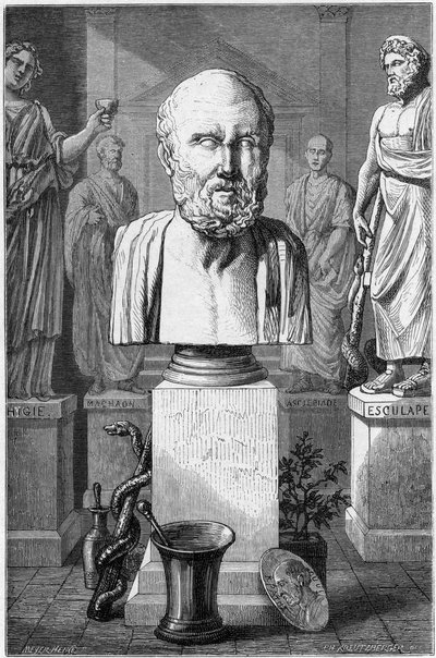 Ippocrate di Coo, antico medico greco da Unbekannt