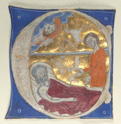 Iniziale istoriata ritagliata da una Bibbia, 1200 da Unbekannt