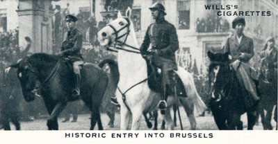 Ingresso storico a Bruxelles, 1918, 1937 da Unbekannt