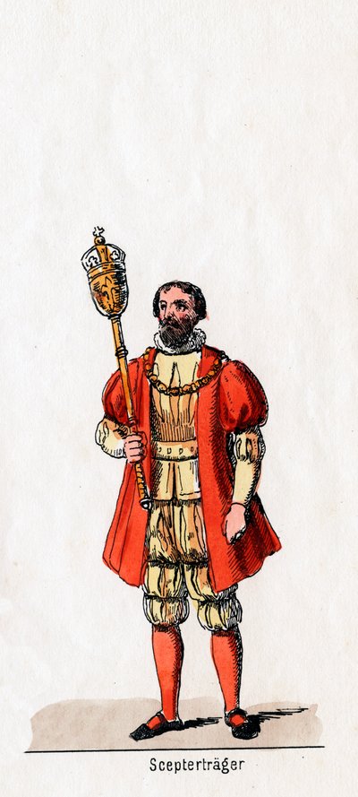 Detentore di uno scettro, costume per l