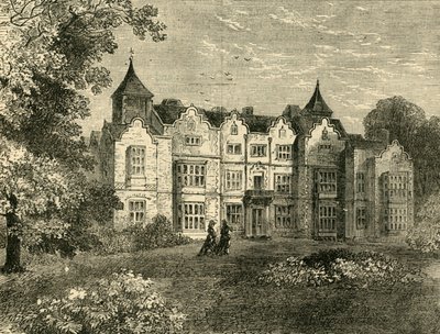 Holland House, dal Nord, c. 1876 da Unbekannt