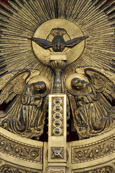 Spirito Santo e angeli, Chiesa di San Stefano dei Bulgari, Istanbul, Turchia da Unbekannt