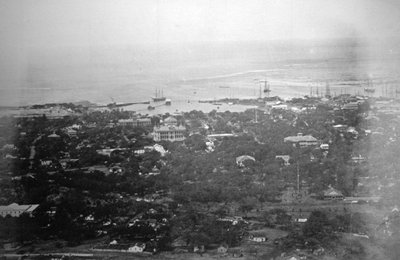 Porto di Honolulu, Hawaii, 1885 da Unbekannt