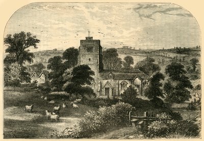 Chiesa di Hornsey nel 1750 da Unbekannt