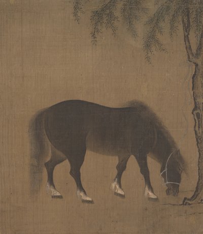 Cavallo e salice, inizio XV secolo da Unbekannt