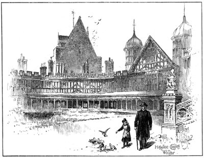Horseshoe Cloisters, Castello di Windsor, 1900 da Unbekannt