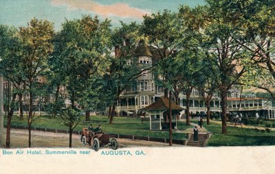 Hotel Bon Air, Augusta, Georgia, c1910 da Unbekannt