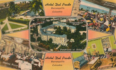 Hotel Del Prado, Barranquilla, Colombia, c1940s da Unbekannt