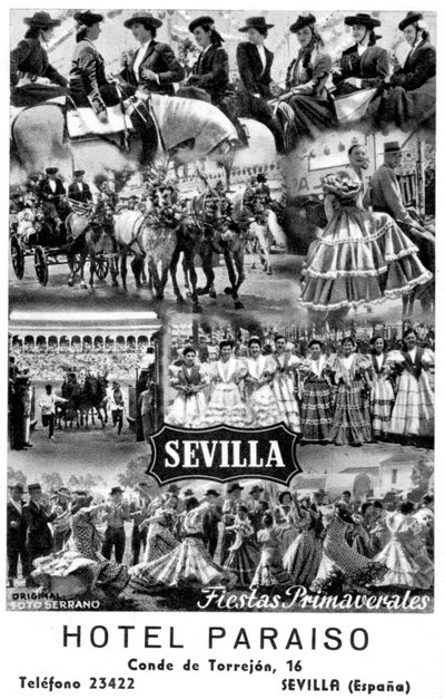 Hotel Paraiso, Siviglia, Spagna, XX secolo da Unbekannt