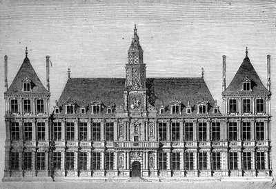 Hotel de Ville, Reims, Francia, 1882-1884 da Unbekannt
