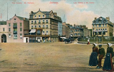 Hotel a St Helier, Jersey, c1907 da Unbekannt