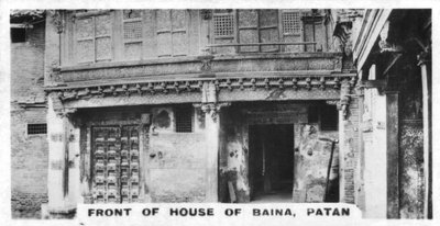 Casa di Baina, Patan, India, c1925 da Unbekannt