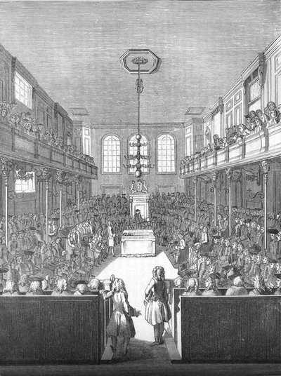 Camera dei Comuni al tempo di Giorgio II, 1845 da Unbekannt