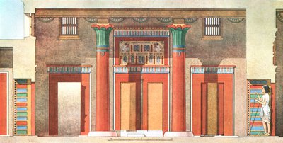 Casa del Generale Ramose a Tell el-Amarna, Egitto, 1928 da Unbekannt