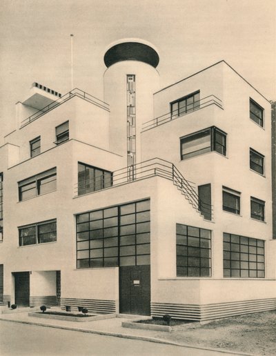 Casa di M. M. Joel e Jan Martel, scultori, Rue Mallet-Stevens, Auteuil da Unbekannt