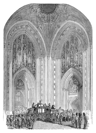 Case del Parlamento, Grande Ingresso, Westminster, Londra, fine XIX secolo da Unbekannt